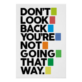 Poster Don't look back