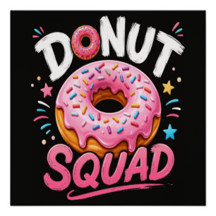Poster Donut Parsemer l'amabilité Drôle