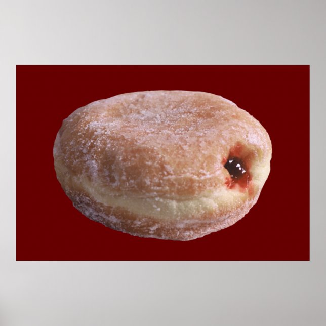 Poster Donut rempli de gelée (Devant)