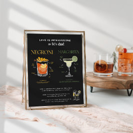 Poster Doodart rétro lunaire | Boisson signature