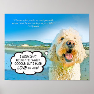 Poster Doodle Days Comics Love My Job!