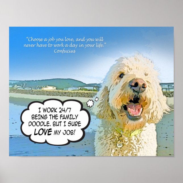 Poster Doodle Days Comics Love My Job! (Devant)