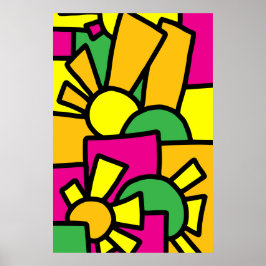 Poster Doodle Festif Art 42