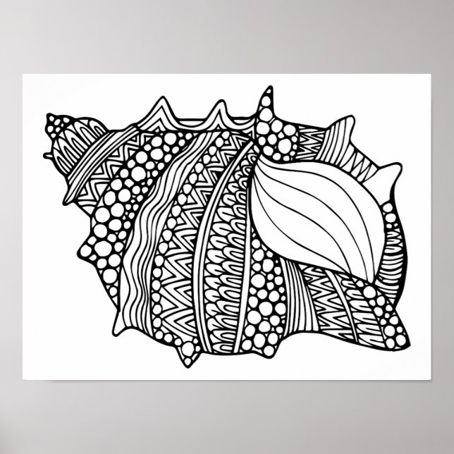 Poster Doodle inspiré 2 (Devant)