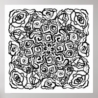 Doodles scintillants Rose me colorent
