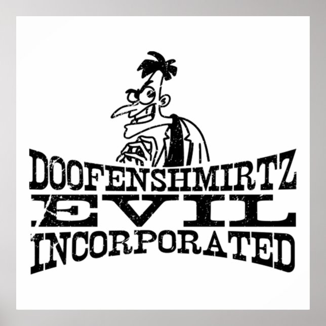 Poster Doofenshmirtz (Devant)