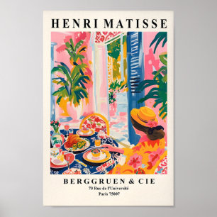 Poster Dopamine Decor, Femme Dîner Dans Un Restaurant, Pr