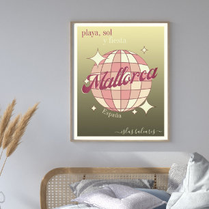 Poster d'or de l'île de Majorque