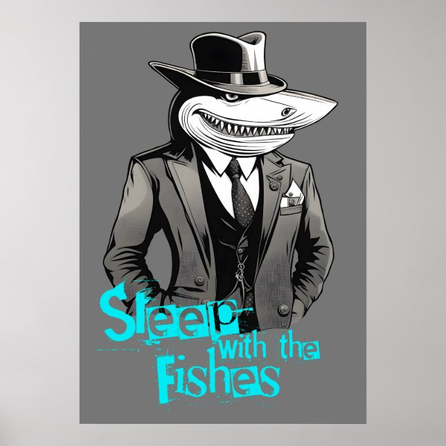 Poster Dormez avec les poissons (Devant)