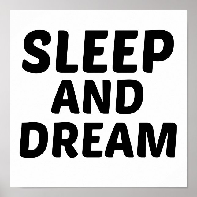 POSTER DORMIR ET RÊVER (Devant)