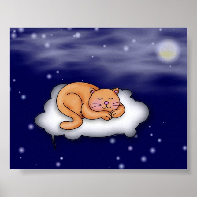 Poster Dormir Kitty (Devant)
