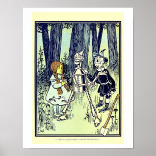 Poster Dorthy & Scare Crow rencontrent Tin Man  