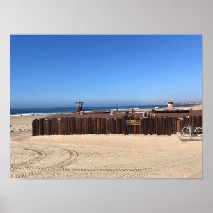Poster Dory Fishing Fleet, Newport Beach, Californie