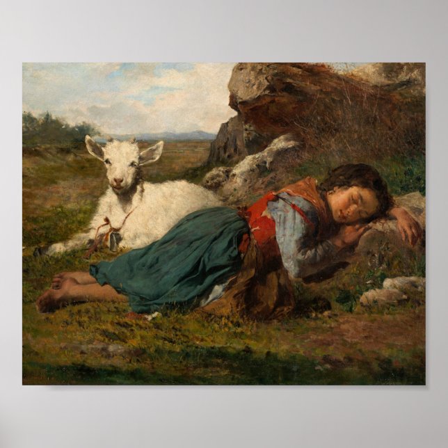 Poster Dos amigos (1866) par Joaquin Agrasot y Juan (Devant)