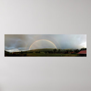Poster Double arc-en-ciel