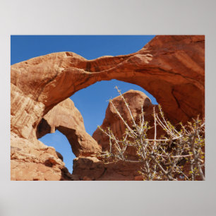 Poster Double Arche à Arches National Park