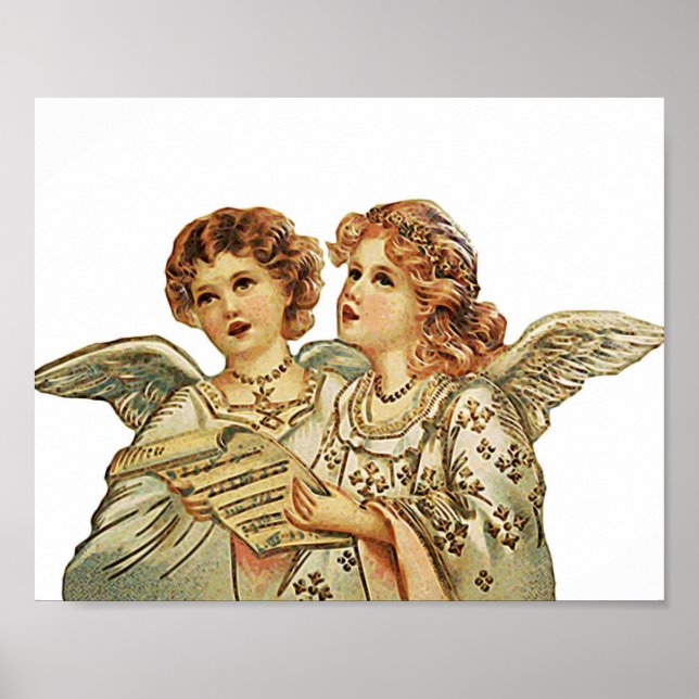 Poster Double Beauthful Angels (Devant)