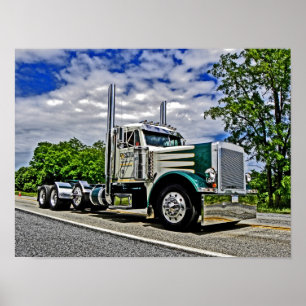 Poster Double D Peterbilt 379