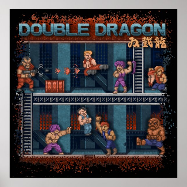 Poster Double dragon (Devant)