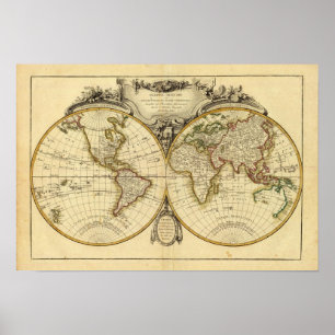 Poster Double hémisphère