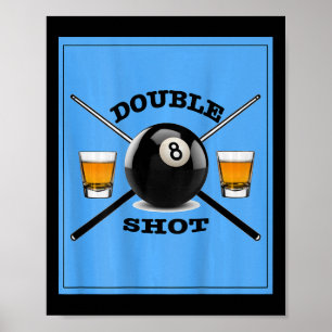 Poster Double prise 8 boule