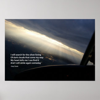 Poster Doublure argentée