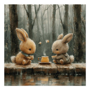 Poster Douce Sérénade de Bunny : Un Peu de Fantaisie Bunn