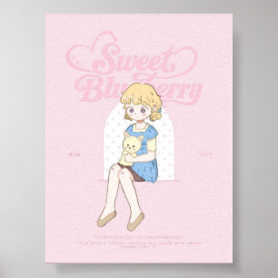 Poster Douces Rêves de Myrtille ✩°。 ⋆。°✩