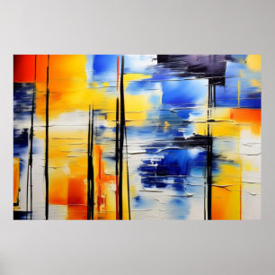 Poster Douceur Abstraite