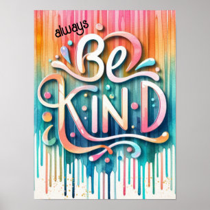 Poster Douceur dans la couleur Ombre Peinture Drives