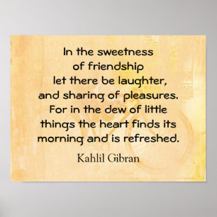 Poster Douceur de l'amitié ****