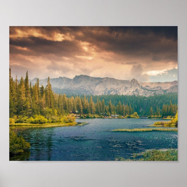 Poster Douceur des lacs canadiens (Devant)