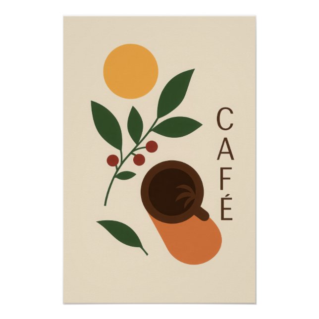 Poster Douceur du café (Devant)