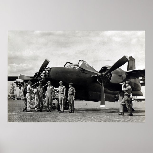 Poster Douglas B-26K Invader (Devant)