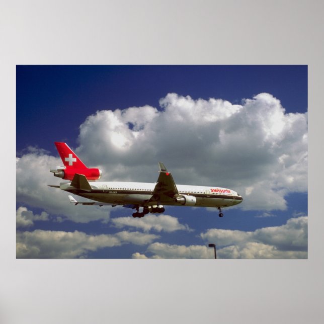 Poster Douglas MD-11 sur l'approche finale (Devant)