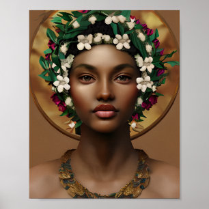 Poster Douleur au pouvoir   Reine afro-américaine