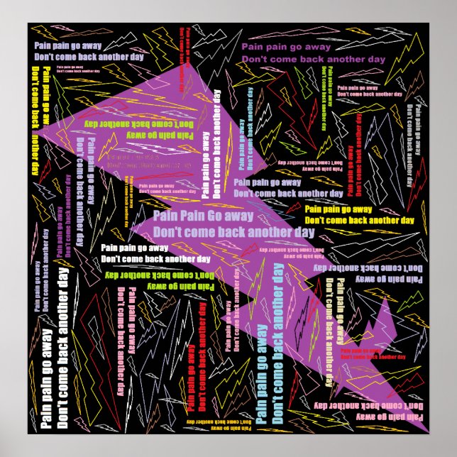 Poster Douleur, la douleur disparaît (Devant)