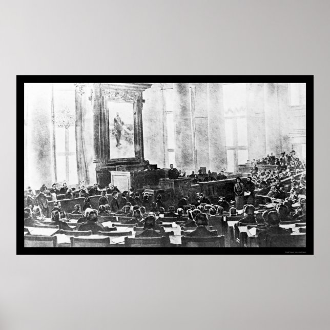 Poster Douma du bolchevik Russie 1917 (Devant)