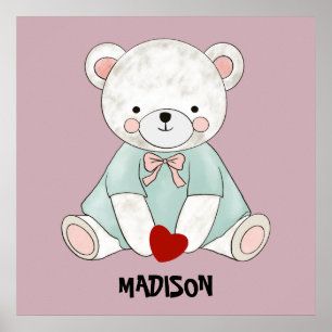 Poster Doux petit peluche