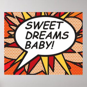 Poster Doux rêves bébé ! Bande dessinée