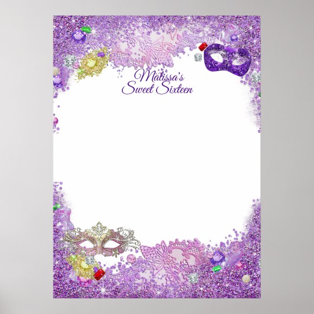 Poster Douze ans, Quinceanera, Mascarade Se connecter (Devant)
