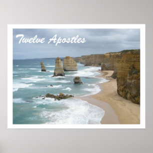 Poster Douze Apôtres, Australie