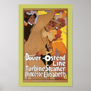Poster Dover-Ostend Line
