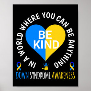 Poster Down Syndrome Day 2024 Soyez au courant du syndrom