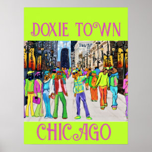 Poster Doxie Town Chicago