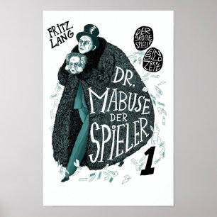 Poster Dr Mabuse der Spieler 1922 Film Classique