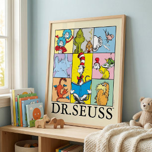 Poster Dr Seuss   Graphique Histoires