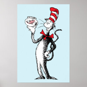 Poster Dr. Seuss Le Chat Chapeauté & Krinklebine
