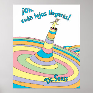 Poster Dr. Seuss   Oh, vous irez loin !