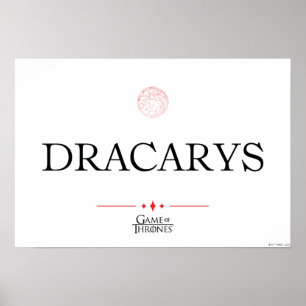 Poster Dracarys